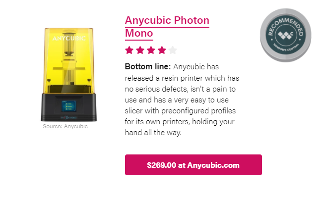 新机测评：Anycubic的Photon Mono新型3D打印机