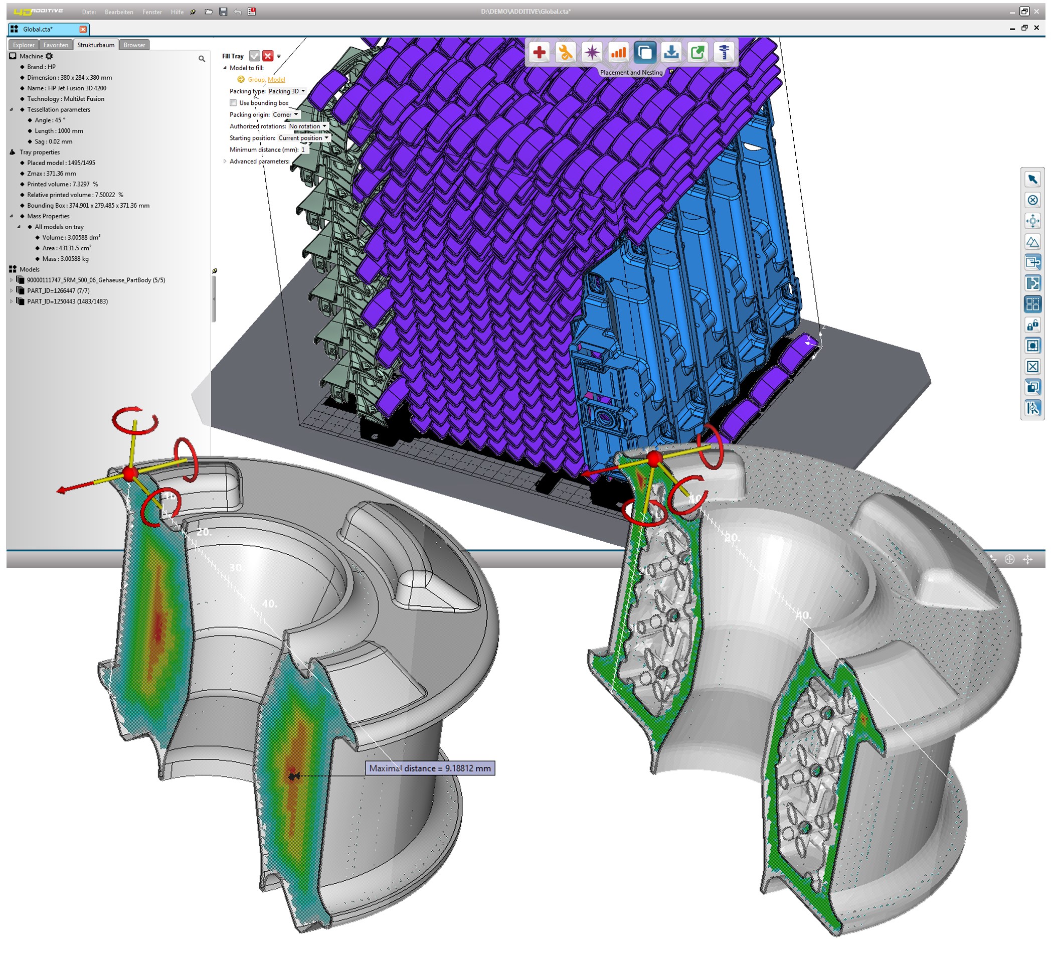 4D_ADDITIVE打印软件“引入”AI以实现新的嵌套功能