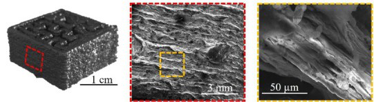 科学家成功3D打印纯度为97%的复杂石墨零件